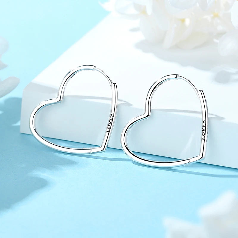 Original 925 Sterling Silver Earrings 2024 Stud Hoop Crystal Earings For Women Rose Gold Crown Heart Infinity Bee Earing Jewelry